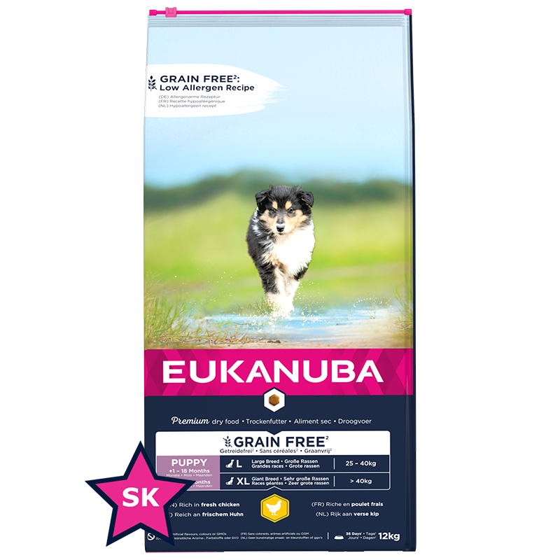 Onschuld als je kunt kijken EUKANUBA Graanvrij * hondenvoer voor puppy's van grote en extra grote rassen,  rijk aan kip – Eukanuba Breeder Club